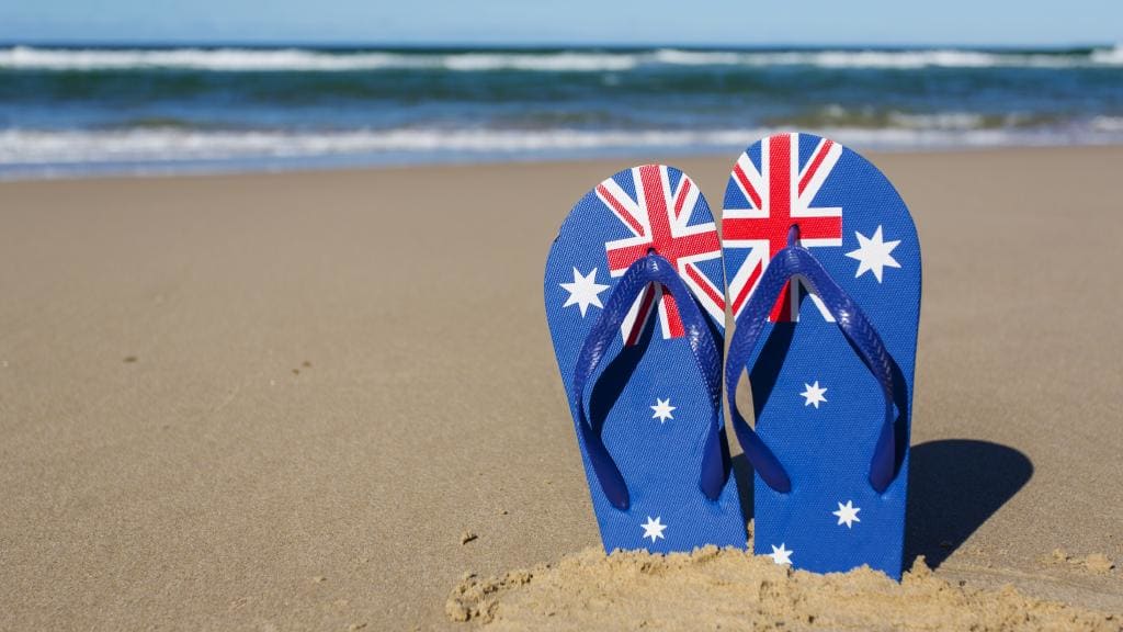 Throwing thongs for Australia day 